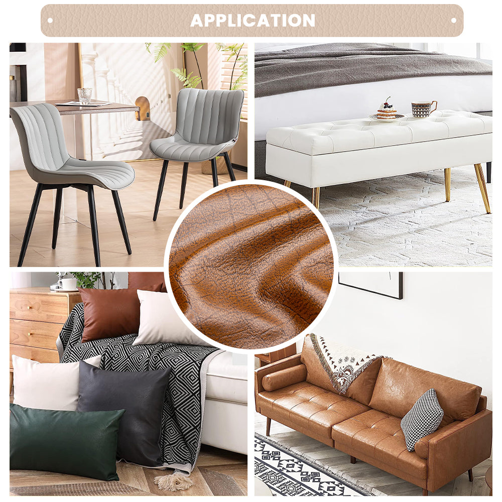 Classical Embossed Grain Abrasion-Resistant Sofa Pvc Leather Material