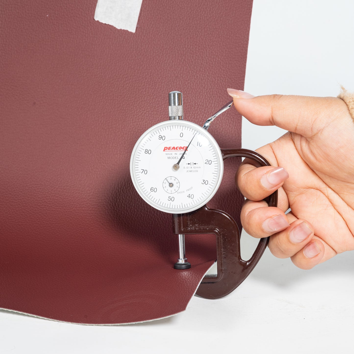 1.0mm Litchi Grain Waterproof Synthetic Leather Material