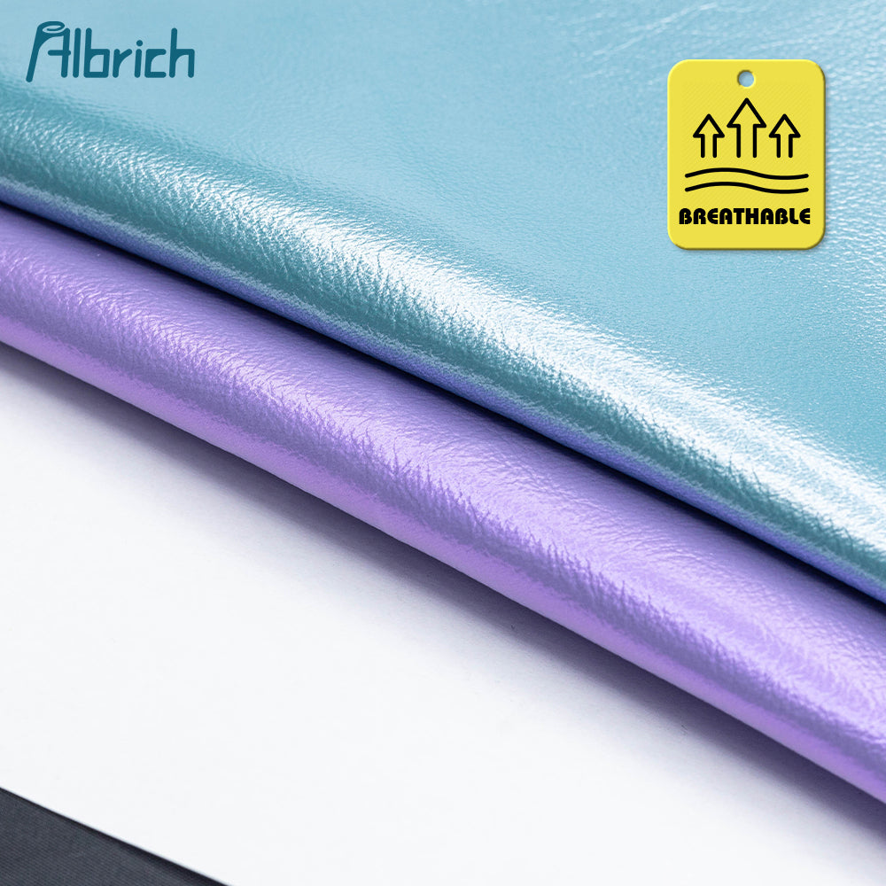 Bright-Colored Oil Grain Waterproof Artificial Leather Material For Furniture Pillow